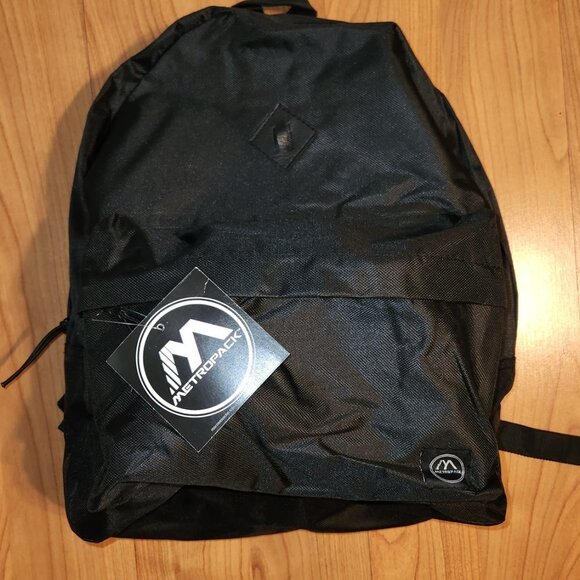 Black Backpack Standard Size NWT - Picture 2 of 9